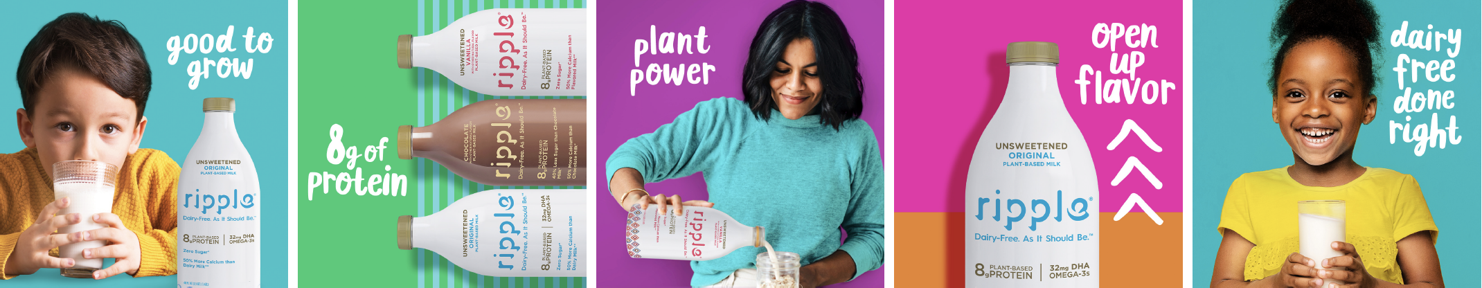 Ripple ad: Creamy, Rich, Tasty, All-Around Yum.