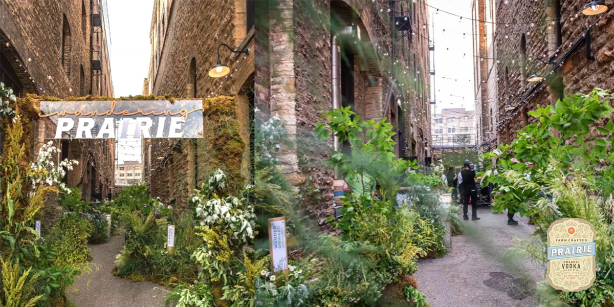 Influencer event for Prairie Organic vodka - a prairie to wander through in the city